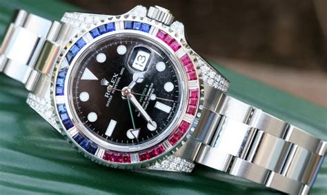 Rolex ruby sapphire bezel